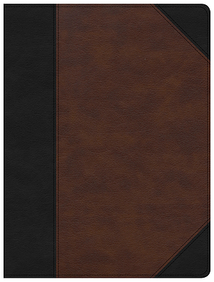CSB Tony Evans Study Bible, Black/Brown, Imitation Leather, Maps, Ribbon Marker, Presentation Page, Study Notes,Maps