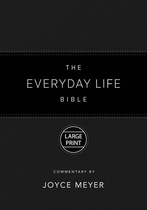 The Everyday Life Bible Large Print Black Leatherluxe(r)