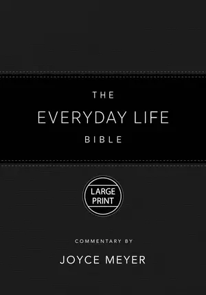The Everyday Life Bible Large Print Black Leatherluxe(r): The Power of God's Word for Everyday Living