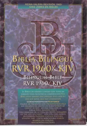 Rvr 1960 Kjv Bilingual Bible Index Blk B