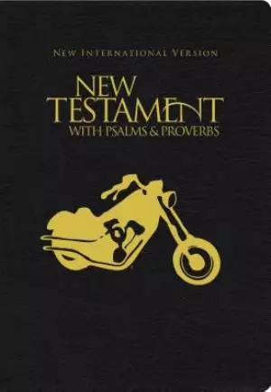NIV, Motorcycle Edition New Testament with Psalms and   Proverbs, Pocket-Sized, Paperback, Black