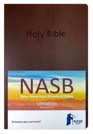 NASB 2020 Ultrathin Text Bible, Brown, Softcover