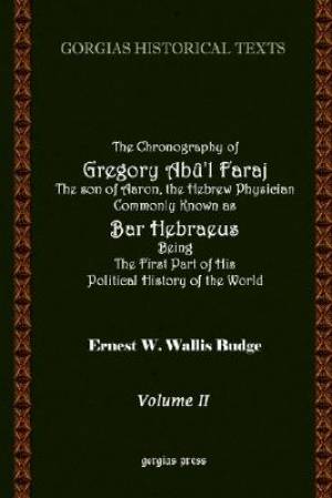 Chronography Of Bar Hebraeus (vol 2)