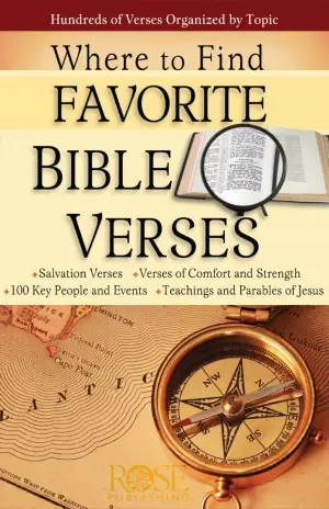 Where To Find Favorite Bible Verses Pamphlet