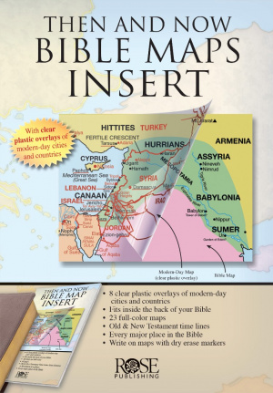 Then & Now Bible Maps Insert