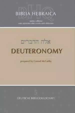 Biblia Hebraica Quinta Deuteronomy