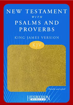 KJV New Testament with Psalms and Proverbs: Tan, Imitation Leather