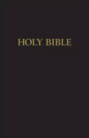 KJV Large Print Pew Bible: Black Hardback
