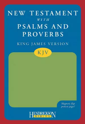 KJV New Testament with Psalms and Proverbs: Green Flexisoft with magnetic flap