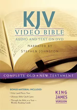 KJV Video Bible On DVD Narrated By Stephen Johnston