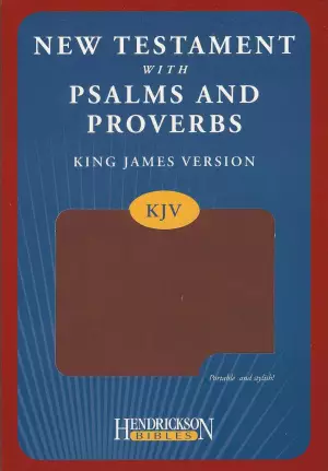 KJV New Testament with Psalms and Proverbs Imitation Leather Brown