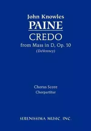 Credo (from Mass, Op. 10) - Chorus Score
