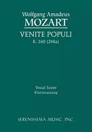 Venite Populi, K. 260 (248a) - Vocal Score