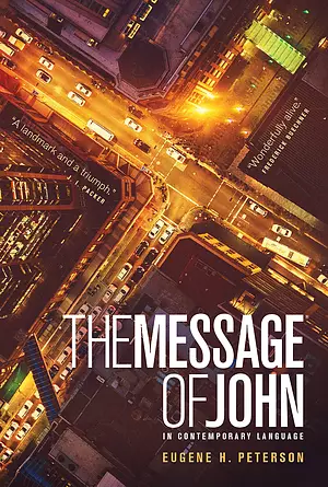 The Message Bible The Gospel of John, Brown, Paperback, Evangelism, Giveaway, Salvation Guide Written by Max Lucado