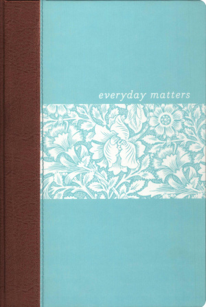 NLT Everyday Matters Bible for Women: Light Blue/Chocolate, Deluxe Hardback Edition