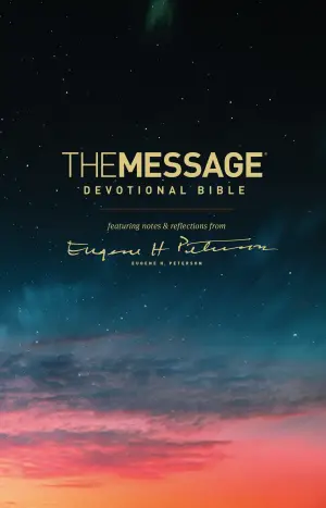 The Message Bible Devotional Bible, Multicoloured, Paperback, Scriptural Insights, Contemplative Readings, Book Introductions, Reflection Questions, Articles