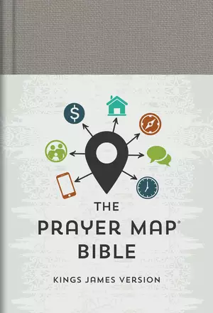 KJV Prayer Map® Bible [Gray Weave]