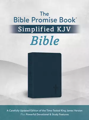 Holy Bible: The Barbour Simplified KJV Bible Promise Book Edition [Navy Cross]