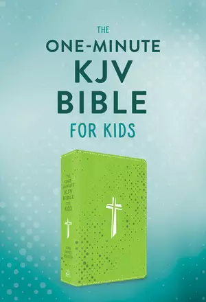 One-Minute KJV Bible for Kids [Neon Green Cross]