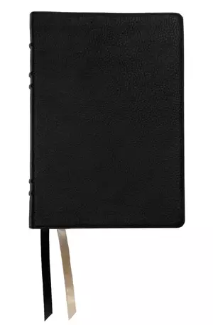 LSB Giant Print Reference Cowhide Bible, Black