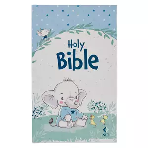 Bible NLT Infant Hardcover, Blue