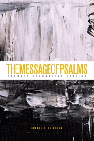 The Message Bible Book Of Psalms, Grey, Paperback, Journalling, Reflective Prompts
