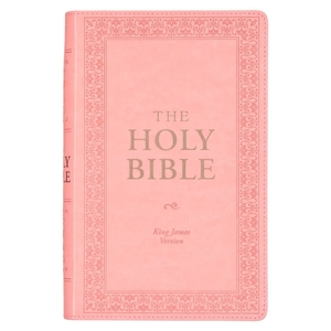 KJV Bible Giant Print Standard-size Faux Leather, Pink