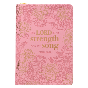 Journal w/Zip My Strength and My Song Psalm 118:14