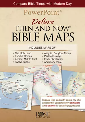 Deluxe Then and Now Bible Maps PowerPoint