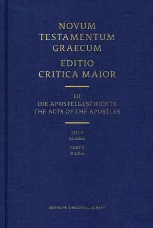 Novum Testamentum Graecum ECM Vols 1-3