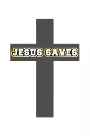 Jesus Saves Notebook: Tagebuch, Notizbuch, Notizheft - Geschenk-Idee f