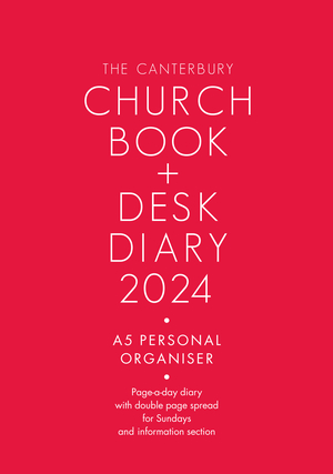 The Canterbury Church Book and Desk Diary 2024 A5 Personal Organiser Edition
