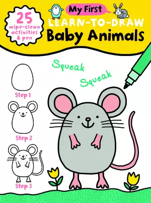 How To Draw Wipe Clean Book - Baby Animals