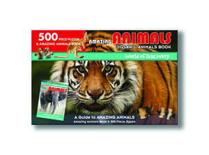 World of Discovery Large Jigsaw/Book Set - Amazing Animals