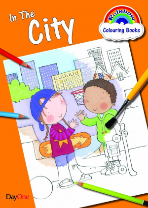 Rainbow Colouring Book In The City