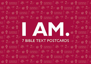 I AM Bible Text Postcards