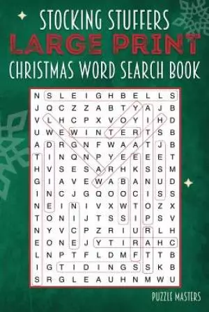 Stocking Stuffers Large Print Christmas Word Search Puzzle Book