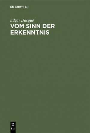 Vom Sinn Der Erkenntnis