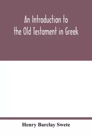 An introduction to the Old Testament in Greek
