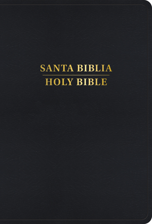 RVR 1960/KJV Biblia bilingüe letra grande, negro imitación piel (2024 ed.)