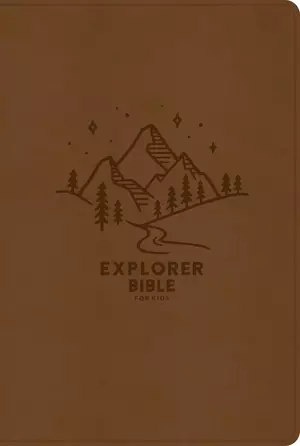 KJV Explorer Bible for Kids, Brown LeatherTouch, Indexed