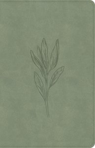 CSB Thinline Bible, Digital Study Edition, Sage SuedeSoft LeatherTouch