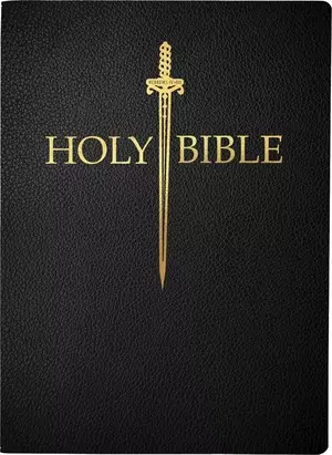 KJV Sword Bible, Large Print, Black Bonded Leather, Thumb Index: (Red Letter, 1611 Version)
