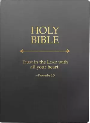 KJV Holy Bible, Trust in the Lord Life Verse Edition, Large Print, Black Ultrasoft: (Red Letter, 1611 Version)