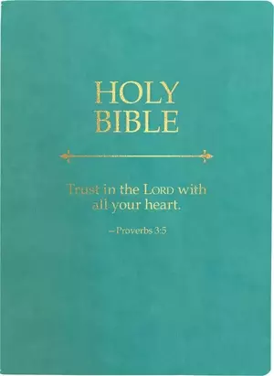 KJV Holy Bible, Trust in the Lord Life Verse Edition, Large Print, Coastal Blue Ultrasoft: (Red Letter, 1611 Version)