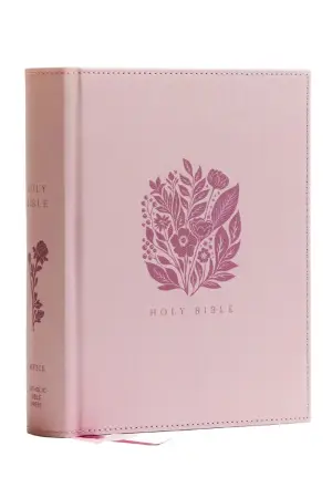 RSV2CE Catholic Bible, Journal Edition, Pink Cloth over Board, Comfort Print
