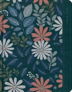 NASB Notetaking Bible, Large Print Edition, Teal Floral