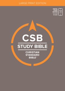 CSB Study Bible, Large Print, Digital Study Edition, Hardcover