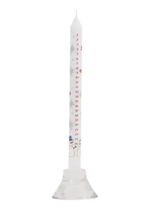 29.5cm Advent Candle: Snowmen - Single
