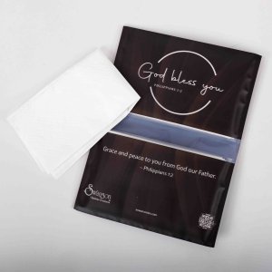 Tissues - God Bless You Dark Grey (Pack of 12)